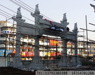 西岳庙石牌坊石刻图像的相关问题以及石牌坊的