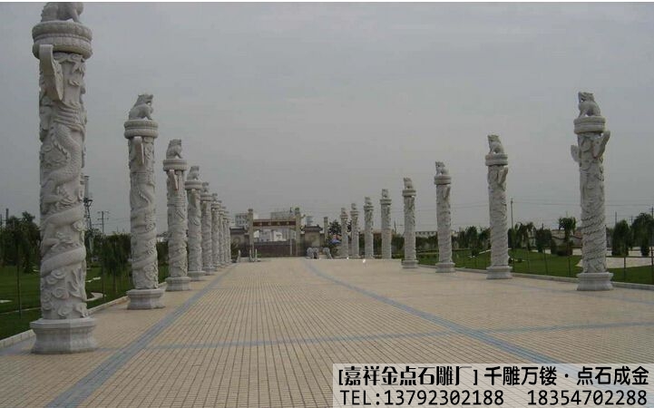 石雕龙柱的作用有那些(图2) 石雕龙柱的作用有那些(图2)