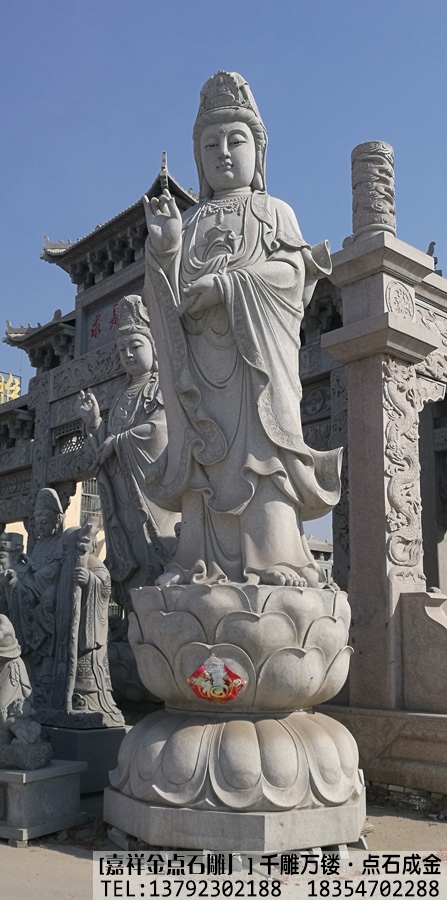 石雕佛像在寺院石雕之中是重要的组成部分--石雕(图3)