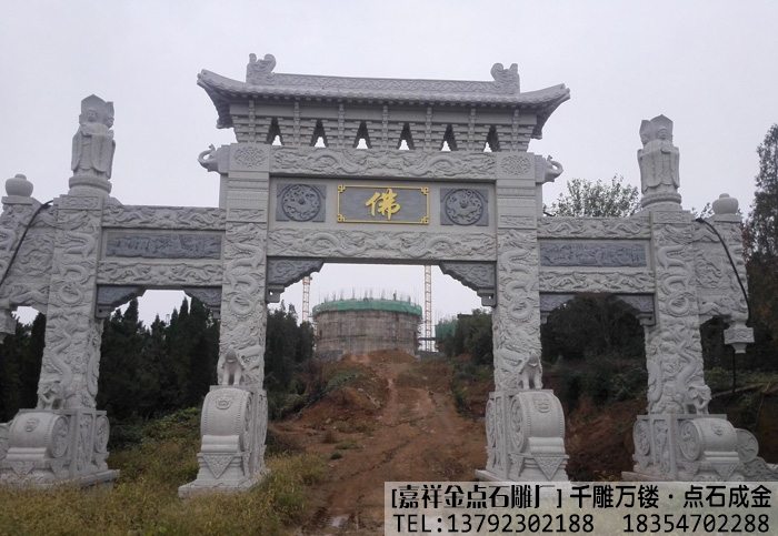 传统石雕牌坊怎么达到天人合一的境界的(图1)