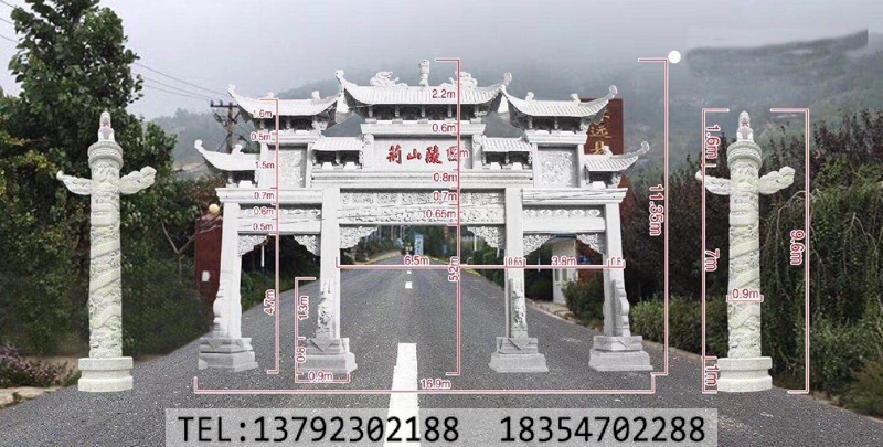 徽州石雕牌坊有审美教化之功能--石牌坊厂家(图1) 徽州石雕牌坊有审美教化之功能--石牌坊厂家(图1)