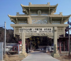 村头石牌楼跨度及价格-石牌坊加工