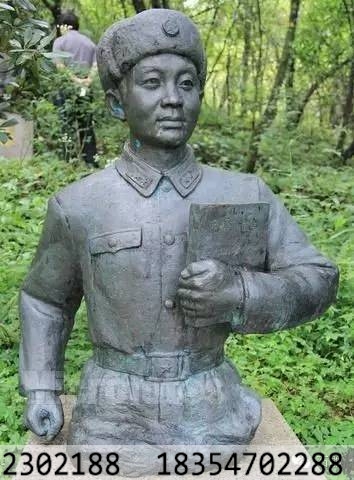石雕张思德董存瑞黄继光邱少云雷锋苏宁李向群(图6) 石雕张思德董存瑞黄继光邱少云雷锋苏宁李向群(图6)
