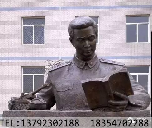 石雕张思德董存瑞黄继光邱少云雷锋苏宁李向群(图7)
