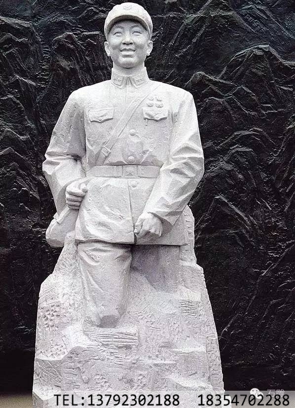 石雕张思德董存瑞黄继光邱少云雷锋苏宁李向群(图8) 石雕张思德董存瑞黄继光邱少云雷锋苏宁李向群(图8)