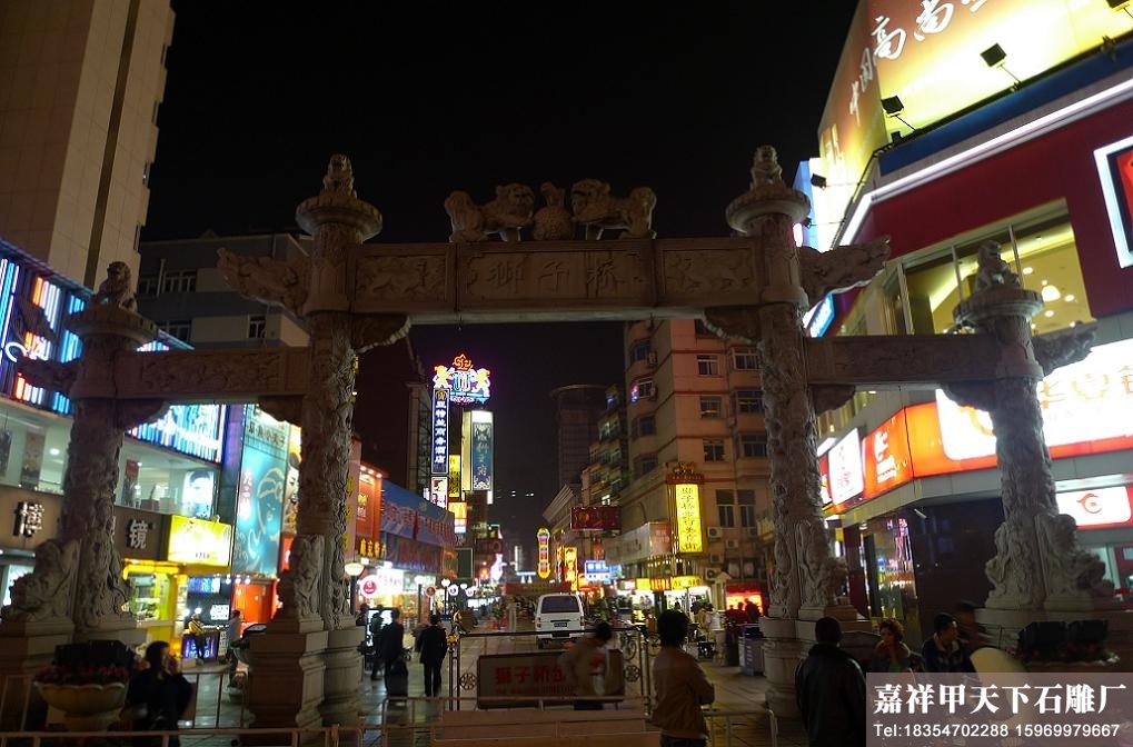 贵族遵义步行街的石狮子(图1) 贵族遵义步行街的石狮子(图1)