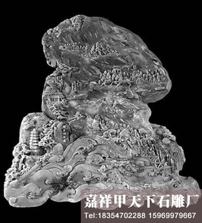 鸡血石雕