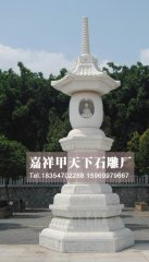 石雕经幢为古代佛教禅宗的标志建筑