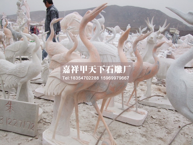 石雕鹤的寓意(图1)